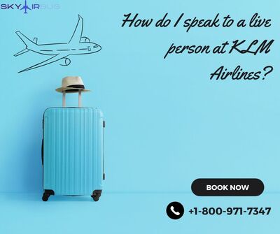 How do I speak to a live person at KLM Airlines? | Skyairbus