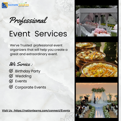 Crafting Unforgettable Moments: The Art of Event Planning Servi