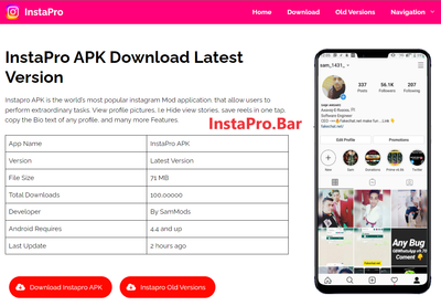 InstaPro APK Download Latest Version 2024