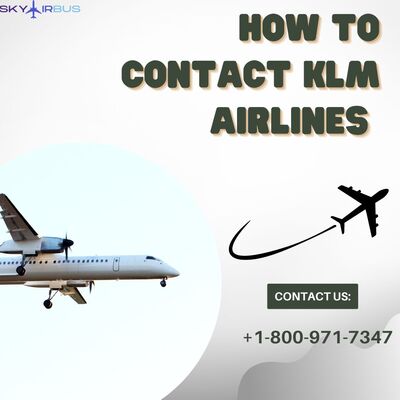 How to contact KLM Airlines? | +1-800-971-7347